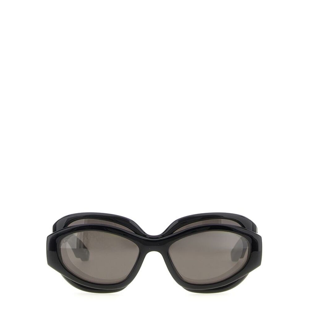 Balenciaga Black Polyamide Women's Sunglasses